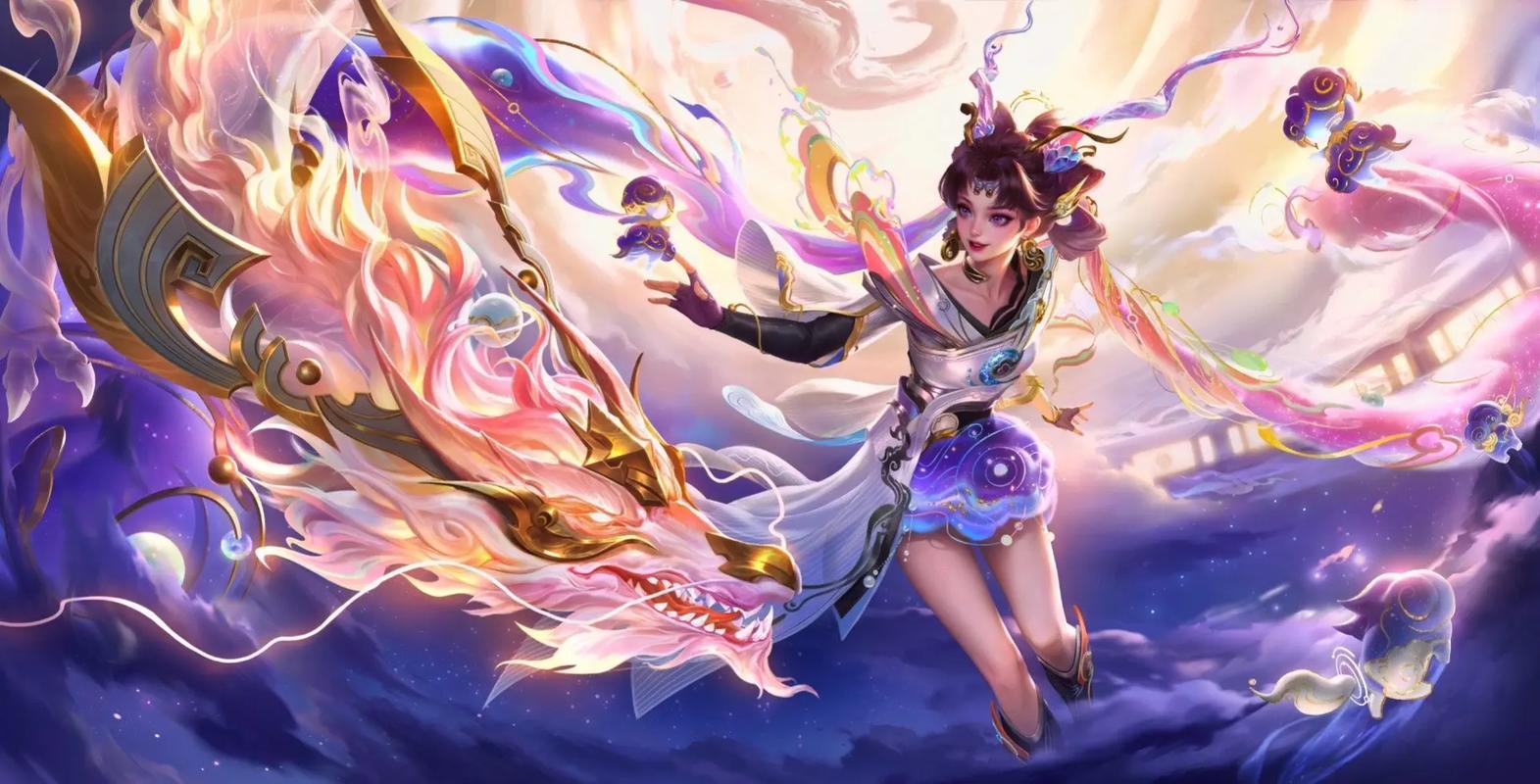 孙尚香新皮肤：乘龙问璇玑，1788点券传说皮肤抢先看！