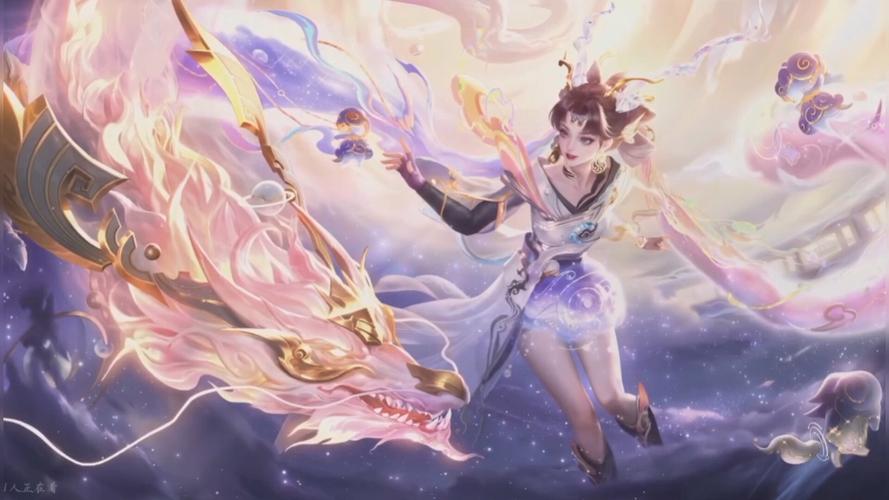 孙尚香新皮肤：乘龙问璇玑，1788点券传说皮肤抢先看！