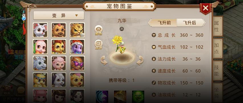 问道宠物幻化技巧分享，平民玩家也能玩得转！