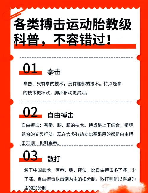 格斗比赛规则是什么?一文看懂拳击、散打区别!
