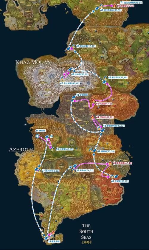 魔兽世界外域地图全览:区域详解及路线规划