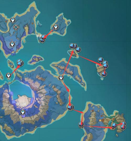 原神海灵芝分布图：稻妻海灵芝收集地图大全