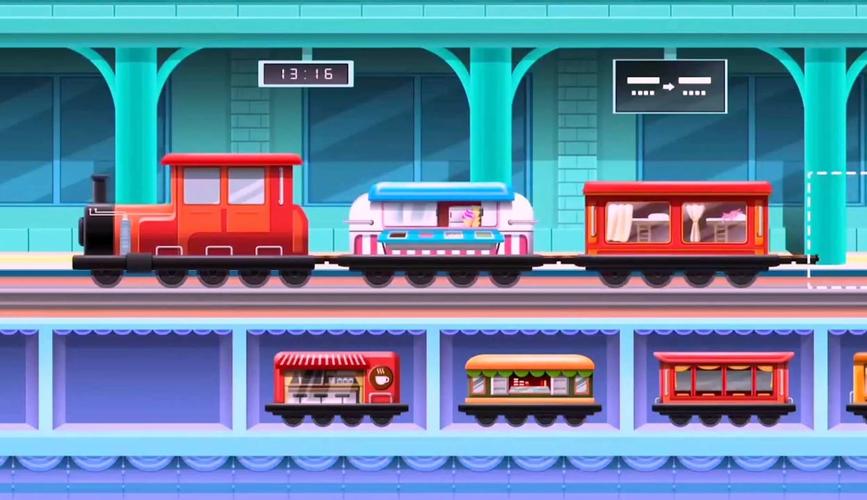 小火车历险记：一起探索神秘世界！