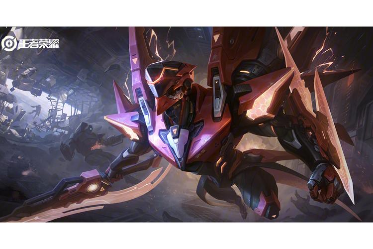 铠绛天战甲皮肤评测：炫酷机甲，巨龙特效震撼！