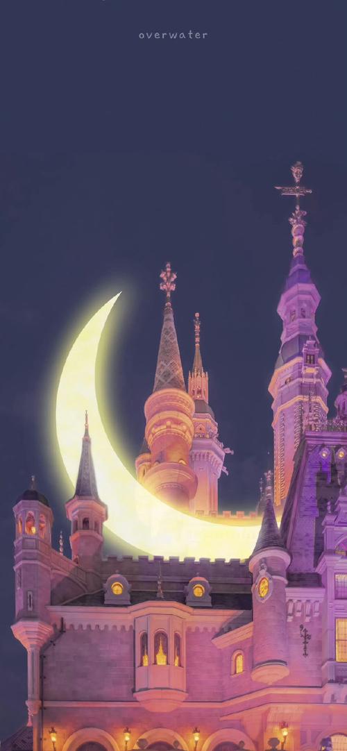 梦幻迪士尼城堡微信背景图：告别单调聊天界面