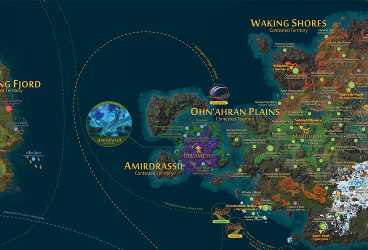 魔兽世界外域地图全览:区域详解及路线规划