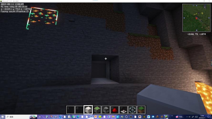 我的世界：最简单的活塞门建造方法分享