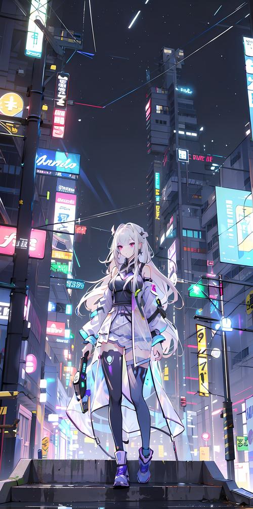 下载赛博女孩游戏：炫酷战斗，美少女等你收集