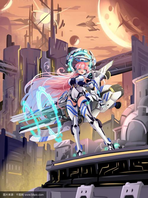 下载赛博女孩游戏：炫酷战斗，美少女等你收集