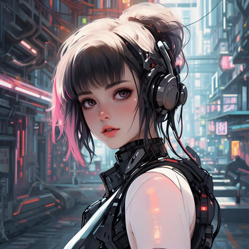 下载赛博女孩游戏：炫酷战斗，美少女等你收集